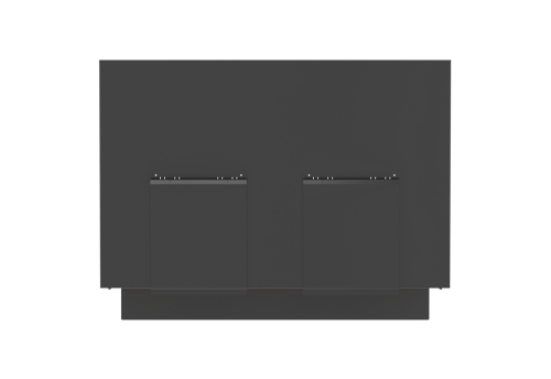 Уличный шкаф для контейнеров (2 места для раздельного сбора мусора) фото 4