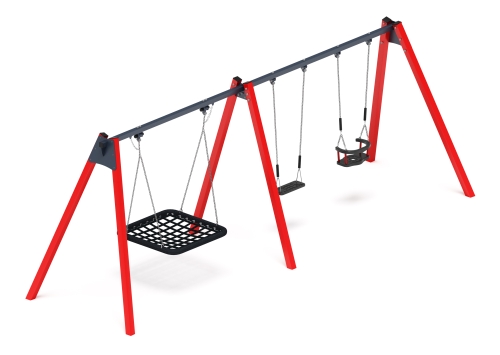 Качели М3 (красный) ИО 13.М.06.03.01.01-01.И1 фото 2