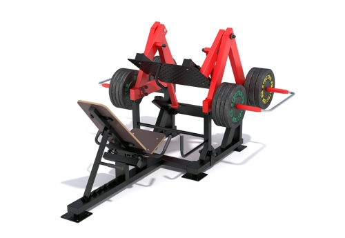 Уличный тренажер "Жим ногами" с изменяемой нагрузкой