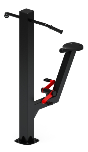 Вело (красный) - Уличный тренажер - СТ 016-11.И1 фото 5