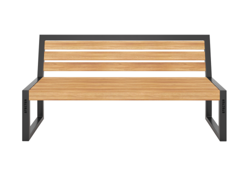 Скамья уличная «Рома» со спинкой фото 3