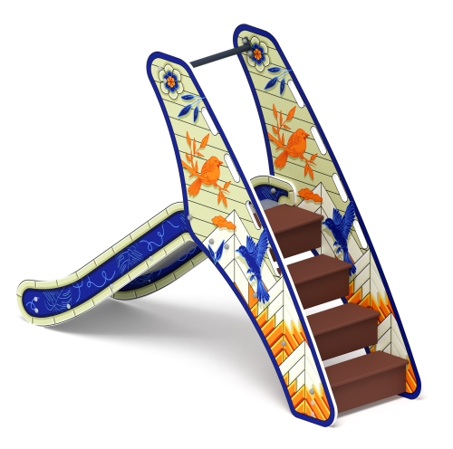Горка мини - ИО 41.01.09-05 - (Калейдоскоп) H=750 фото 4