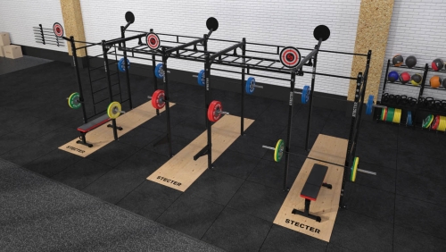 Функциональная рама 6900х1800, H=2810 мм (рукоходы, шведские стенки) фото 5