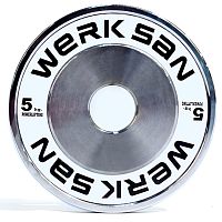 Диск стальной для пауэрлифтинга 5 кг WERK SAN