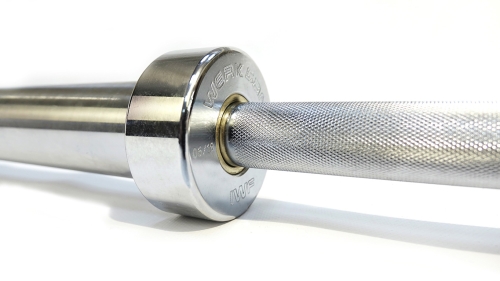 Гриф штанги тренировочный 20 кг WERK SAN (сертификат IWF) фото 5