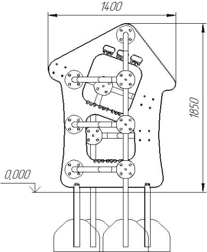 Romana Детский уличный спортивно-игровой комплекс серия "Сфера" Romana 057.12.00 фото 3
