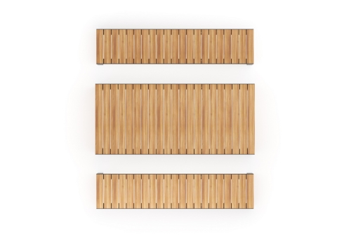 Стол и скамейки уличные «Рико» (комплект) фото 3