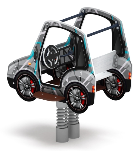 Машинка - Качалка на пружине двухместная машинка - ИО 23.03.01-04.И1