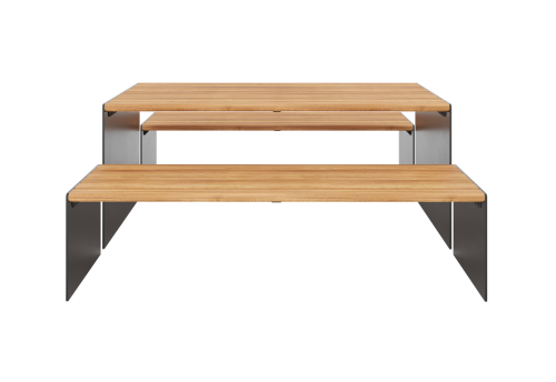 Уличный стол и скамейки "Сицилия" (комплект) фото 3