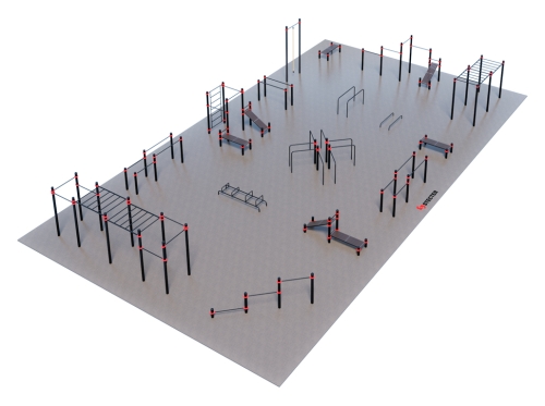 Проект "Парковая площадка для Воркаут 4-3" фото 2