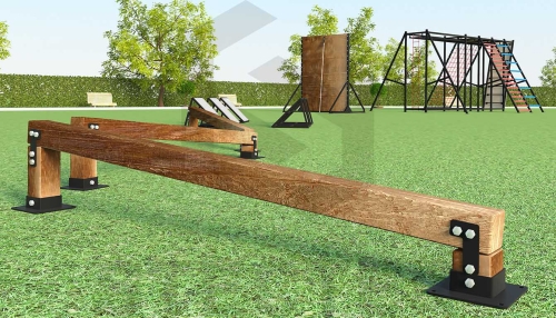 Комплекс "Наклонное бревно" (к-кт, 3 шт) фото 5