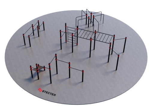 Проект "Дворовая площадка для Воркаут 2-2"