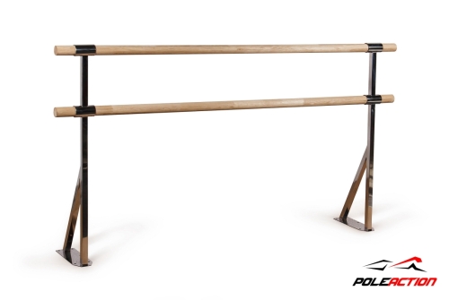 Модель №7 - стойка балетного (хореографического)  станка двухуровневого из нержавеющей стали фото 9