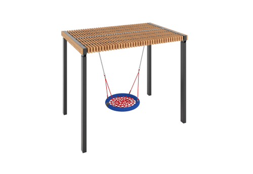 Качели «Викса» с качелями "Гнездо" фото 2