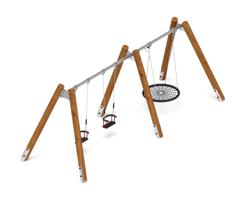 Качели (Лиственница темный) ИО 13.Р.05.01.01.01-Л.И1.01 фото 2