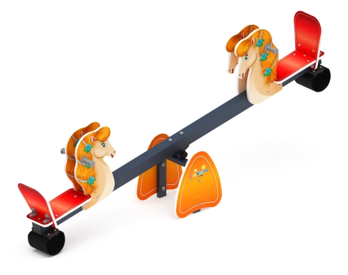 Качалка балансир со спинкой Лошадка - ИО 21.М.01.02-П фото 3