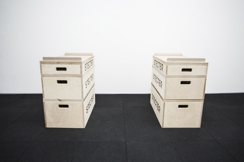 Комплект плинтов для тяжелой атлетики (Н=83 см, материал-фанера) фото 9