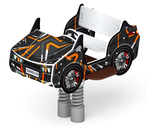 Кабриолет - Качалка на пружине двухместная машинка - ИО 23.03.02-05 фото 6