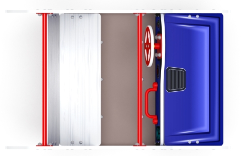 Машинка - Качалка на пружине двухместная машинка - ИО 23.03.01-01.И1 фото 4