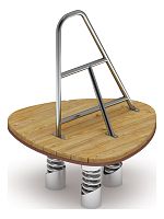 Качалка на пружине (Лиственница орех) ИО 23.24.02-02.И1