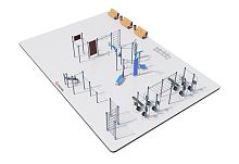 Воркаут площадка №8 - 22х15 метров (330 кв.м.)
