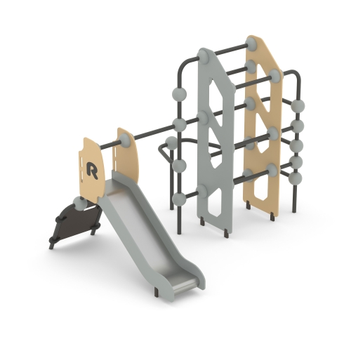 Romana Детский спортивно-игровой комплекс с горкой серия "Сфера" Romana 057.22.00