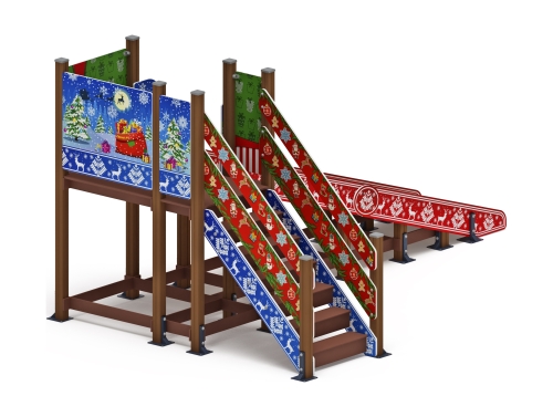 Горка Зима (новый год) (под анкера) - ИО 49.01.01-11.И1 - Н=1500 фото 2