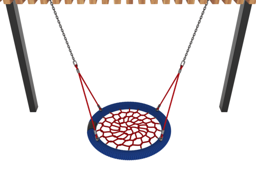 Качели «Викса» с качелями "Гнездо" фото 4