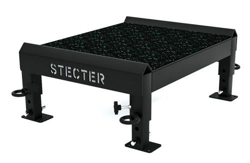 Тяжелоатлетические плинты для штанги с регулировкой по высоте 20-30 см (пара) фото 3