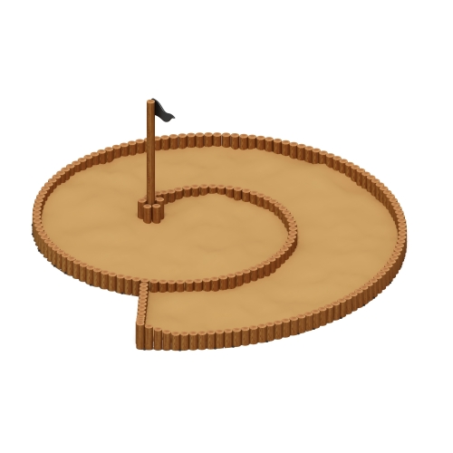 Песочница Улитка (Лиственница темный анкера) ИО 5.24.03-Л.И1.01 фото 5