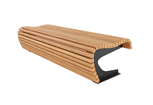 Скамья уличная "Богема" без спинки