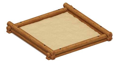 Песочница (Лиственница темный) ИО 5.24.02-Л.И1.01 фото 3