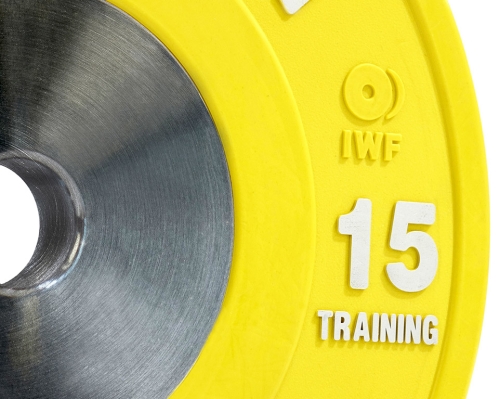 Диск тренировочный 15 кг WERK SAN (сертификат IWF) фото 2