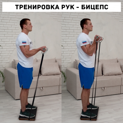 Гриф STECTER Resistance Bar BOX (комплект с резиновыми петлями) фото 7