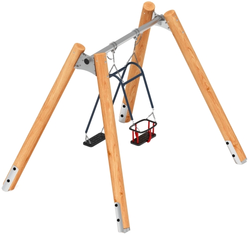 Качели семья (Лиственница) ИО 11.Р.07.01-Л.И1 фото 2