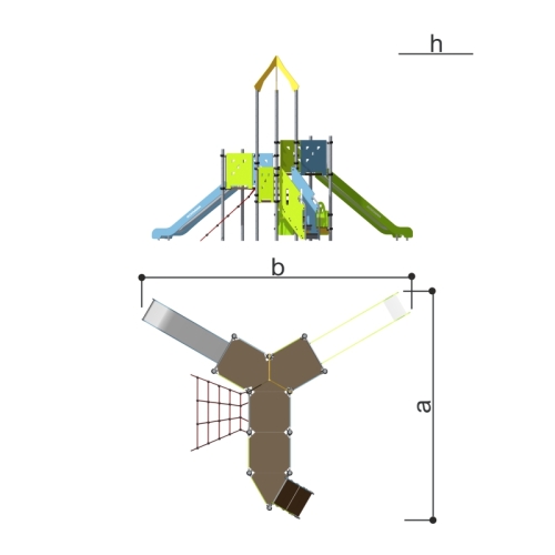 Romana Уличный игровой комплекс для детей Romana 101.109.00 фото 5
