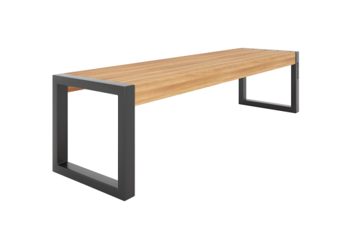 Скамья уличная «Рома» без спинки фото 2