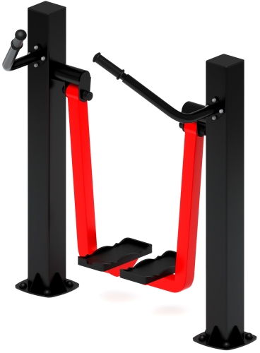 Шаговый (красный) - Уличный тренажер - СТ 005-11.И1 фото 5