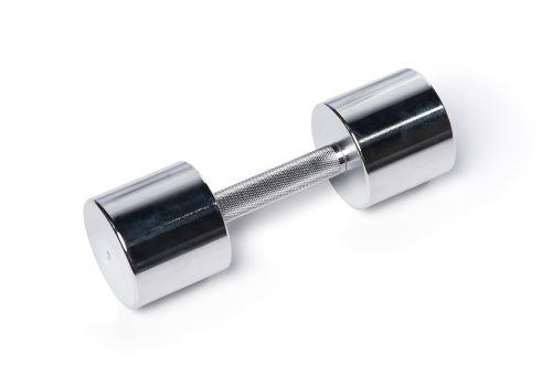 Гантель хромированная 9 кг фото 2