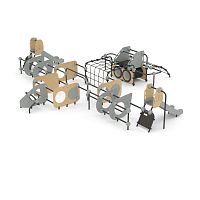 Romana Детский спортивно-игровой комплекс серия с 2-мя горками "Сфера" Romana 057.24.00