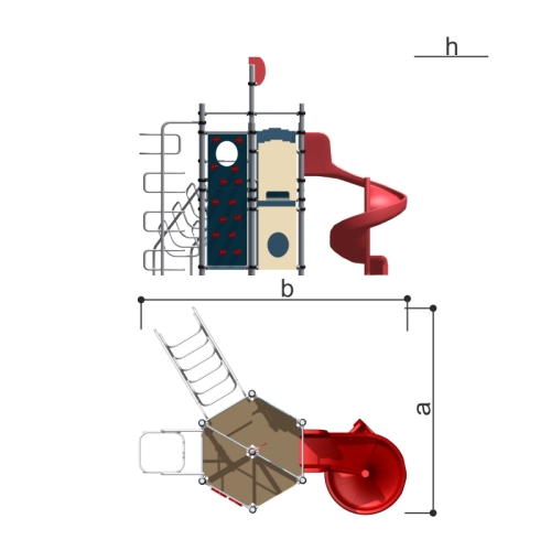 Romana Уличный игровой комплекс для детей Romana 101.103.00 фото 5