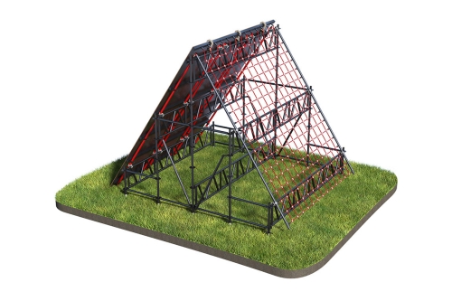 OCR препятствие "Гора с канатами + сетка" фото 2