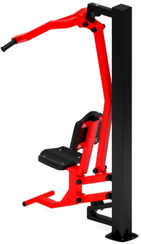 Тяга верхняя (красный) - Уличный тренажер - СТ 007-11.И1