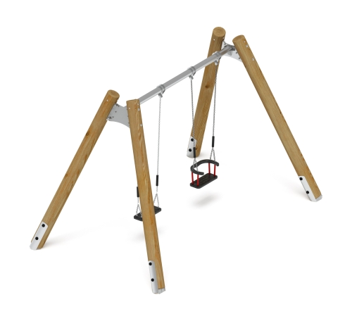 Качели (Лиственница орех) ИО 12.Р.01.03.01-Л.И1.02 фото 5