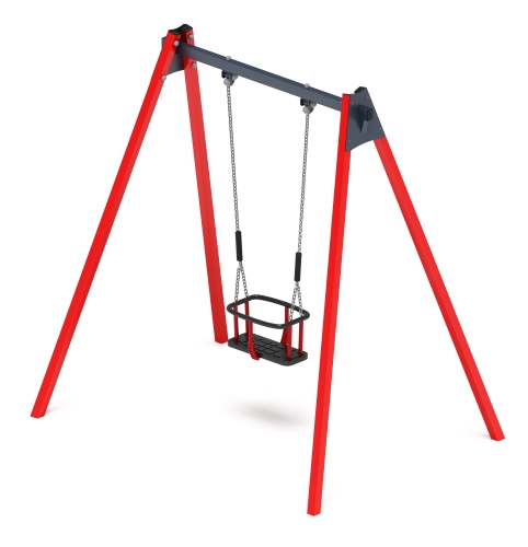 Качели М1 (красный) - ИО 11.М.04.03-01.И1