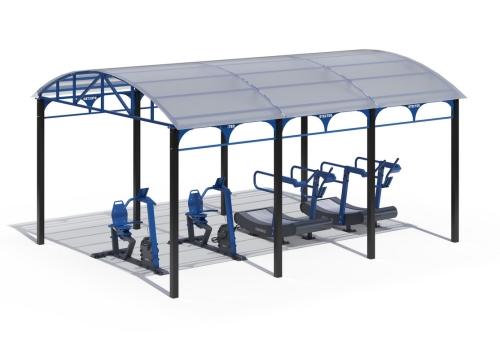 Теневой навес STECTER для уличных тренажеров фото 4 Теневой навес STECTER для уличных тренажеров фото 4