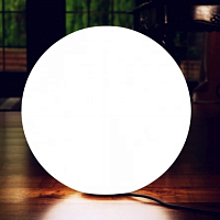 Шар-светильник 60 см (напольный, Белый)