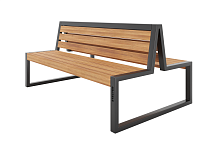 Скамья уличная «Рома» двухсторонняя