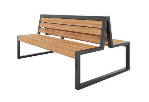 Скамья уличная «Рома» двухсторонняя