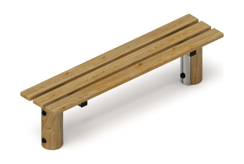 Скамья (лиственница орех) МФ 42.04.01-Л.И1.02 фото 3